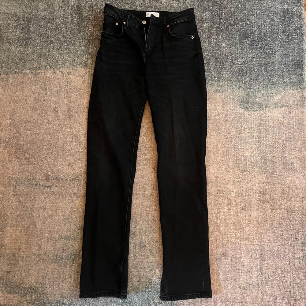 Zara Slight Flared Bottom Jeans